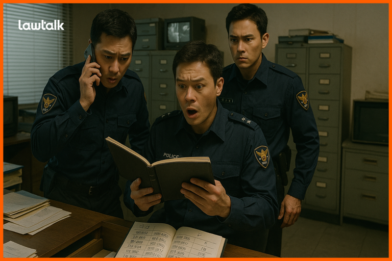 성매매단속, 장부단속, 경찰연락