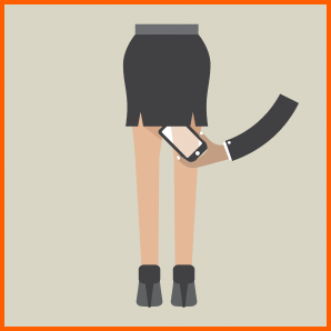 계단 오르는 치마속 촬영