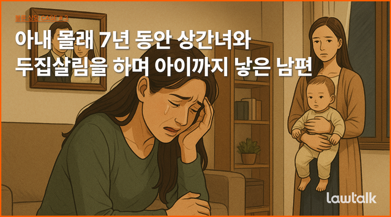 두집살림, 혼외자식, 장기간불륜